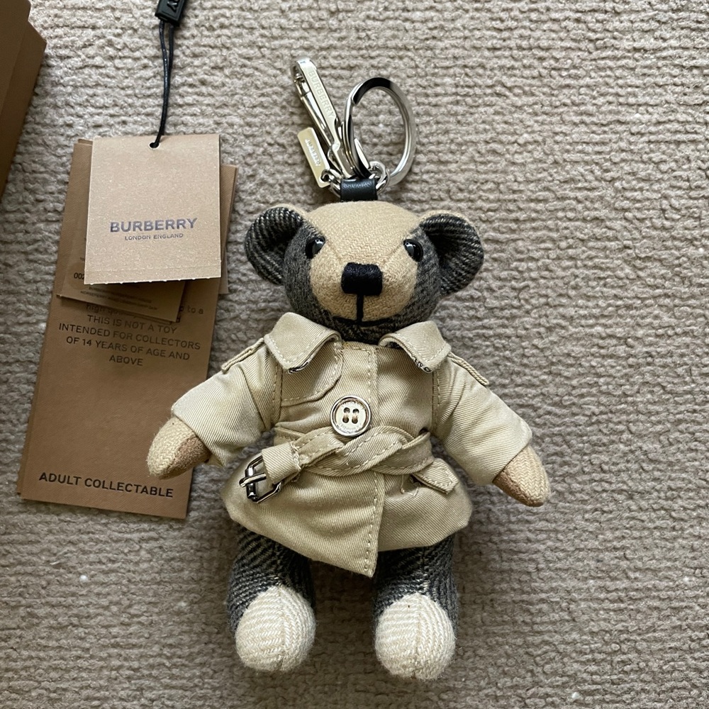 Burberry Thomas bear in trench coat key chain